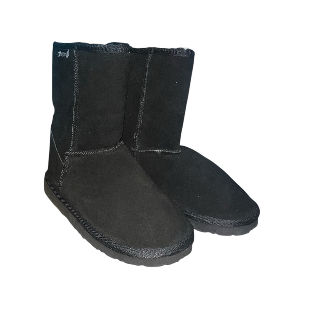 The Realm Black Suede Boots